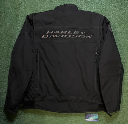 Harley Davidson black and grey jacket