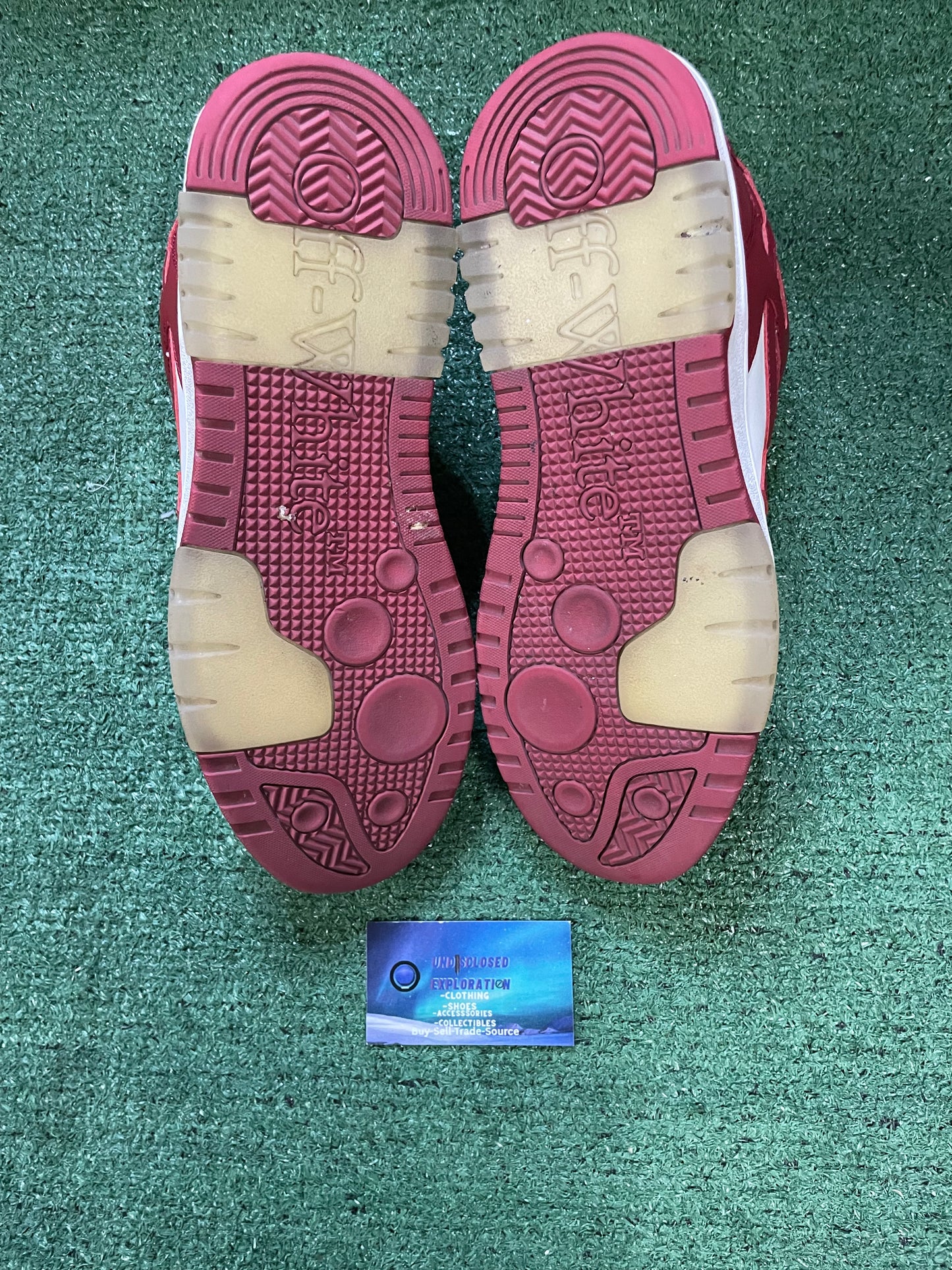 Off White out of office white & red size 10men/11.5women(EU 43)