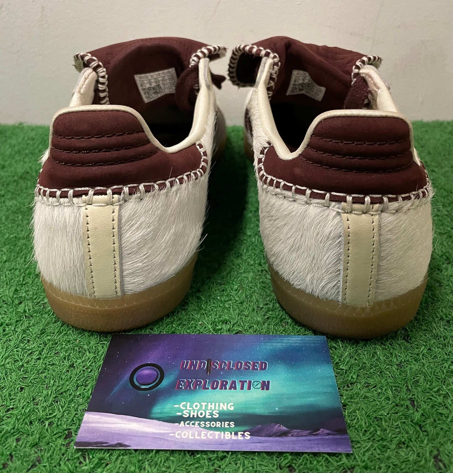 Adidas samba  X Wales Bonner pony cream white size 8.5men/10women