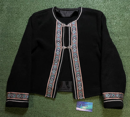 Vintage Black clasp cardigan