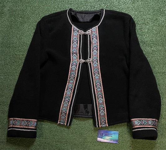 Vintage Black clasp cardigan