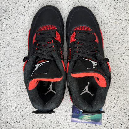 Jordan 4 Red Thunder 8.5 Men/10 Women “Preowned”