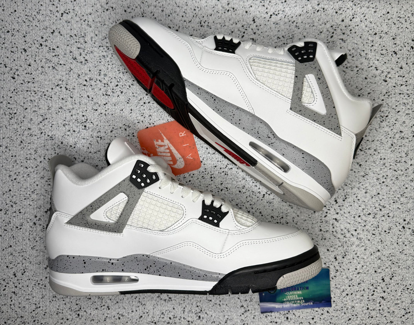 Jordan 4 White Cement
