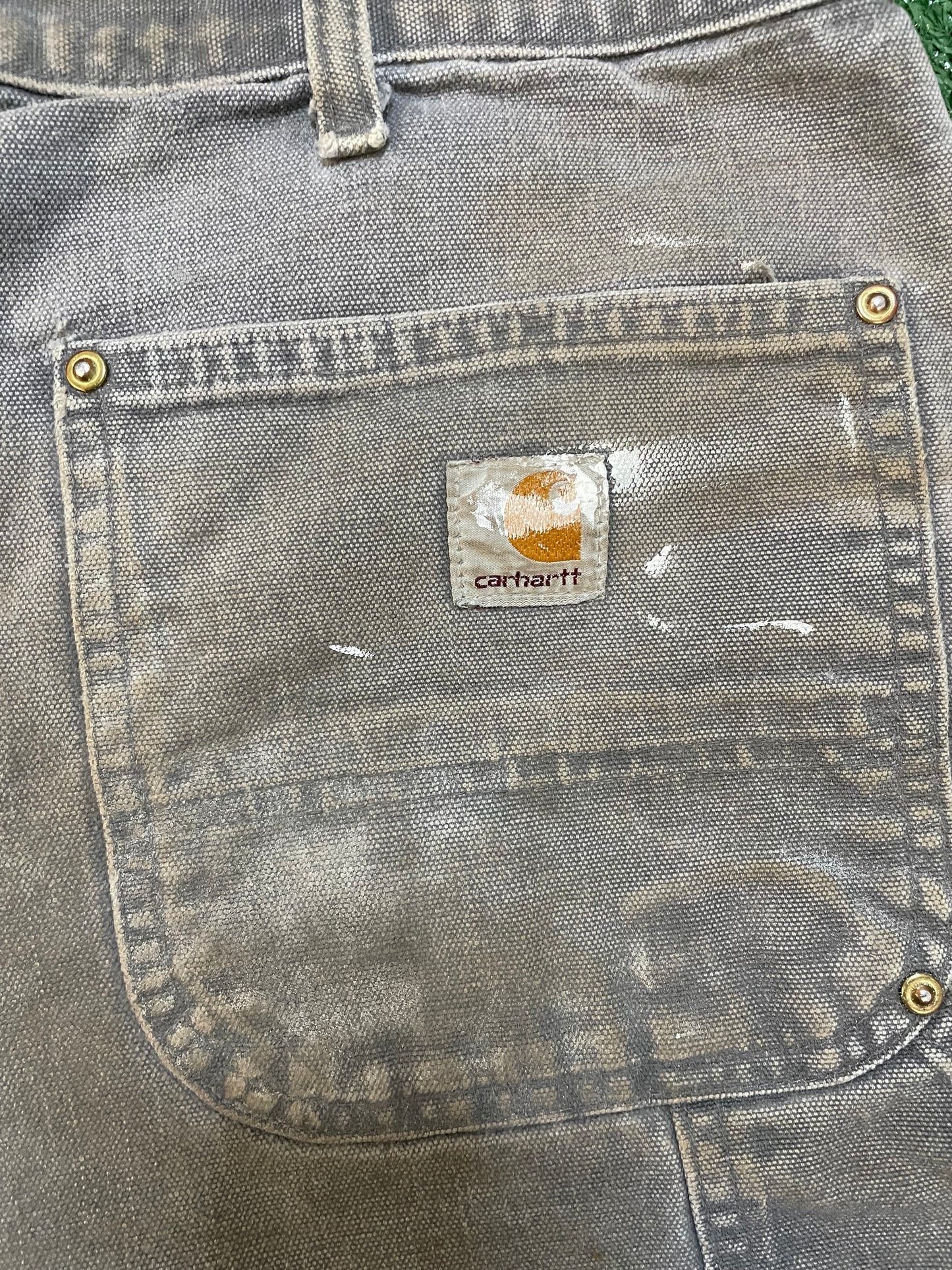 Vintage 2000s Carhartt grey double knee pants