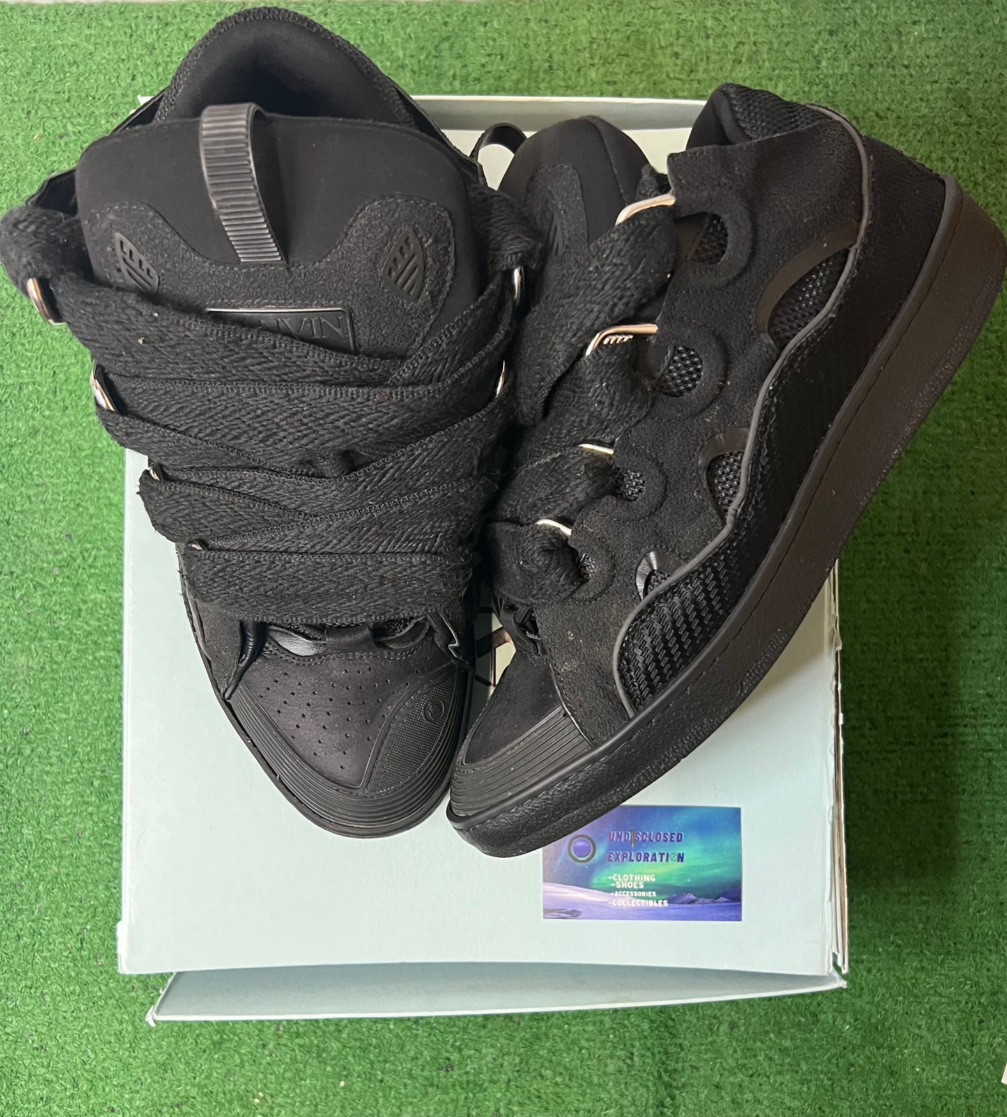 Lanvin Curb black Sneakers size 12men/13.5women(EU 45)