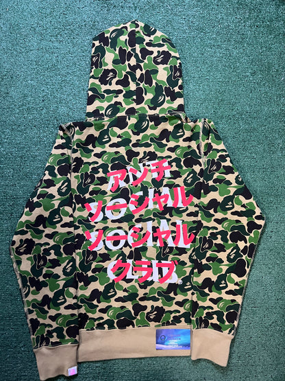 Bape X Anti social social club abc camo hoodie