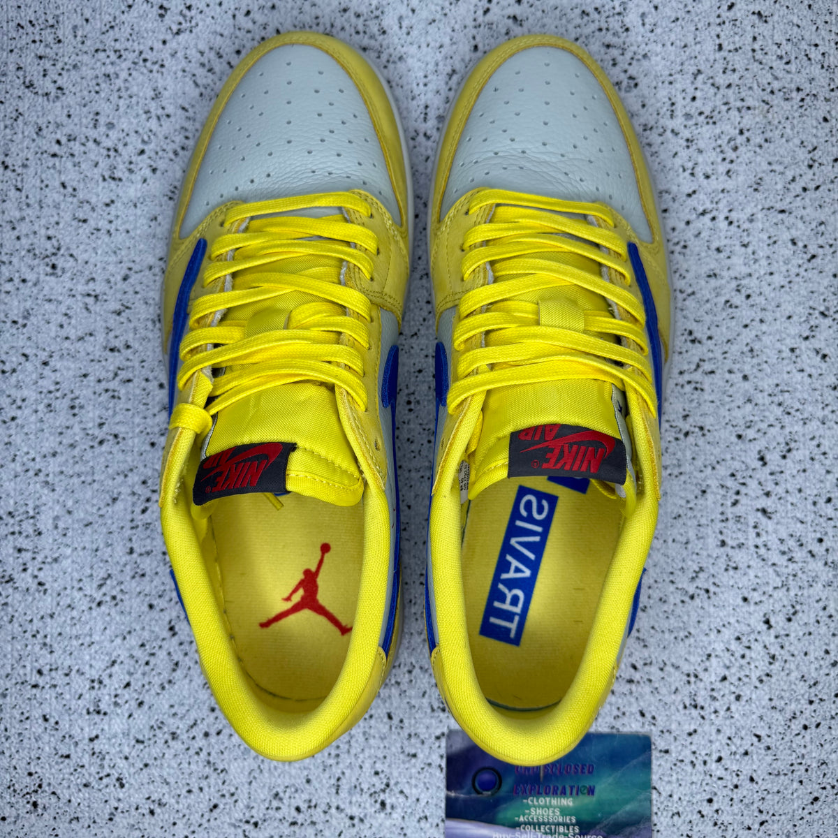 Jordan 1 Low Travis Scott Canary 8.5 Men “Preowned”