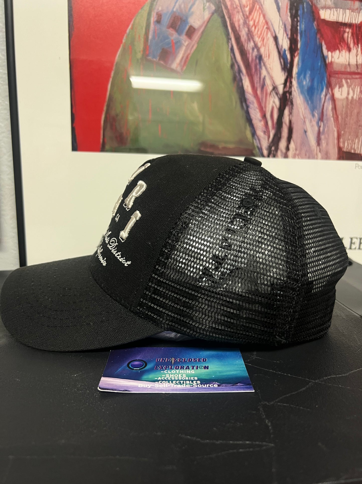 Amiri black varsity  hat