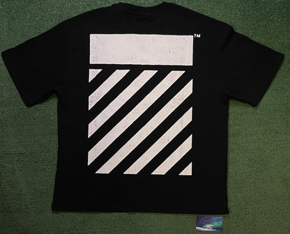 L/AB c/o Off-White Diagonal Oversized Tee