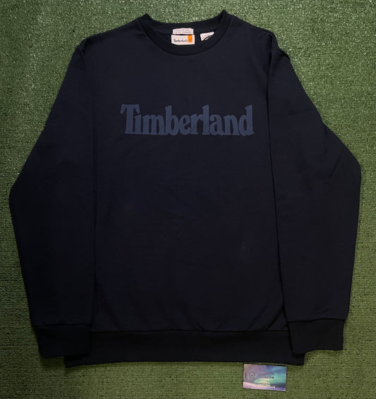 Timberland navy spellout crewneck