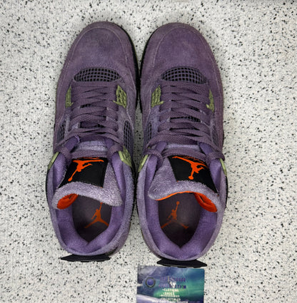 Jordan 4 Purple Canyon 10 Men “Preowned”