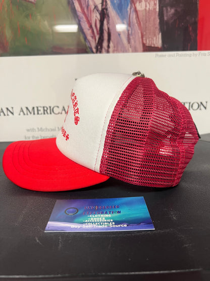 Chrome Hearts King Taco white and red Hat