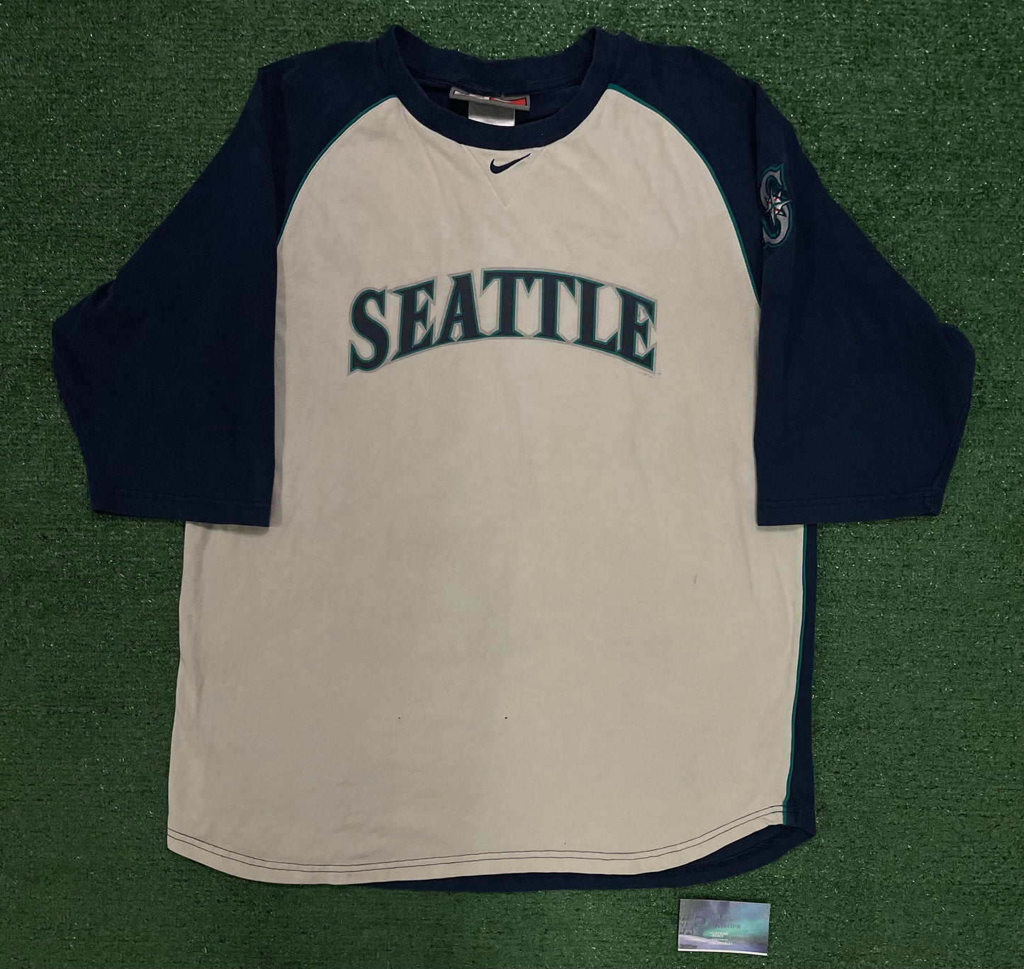Vintage 1990s Seattle Mariners Nike center swoosh tee