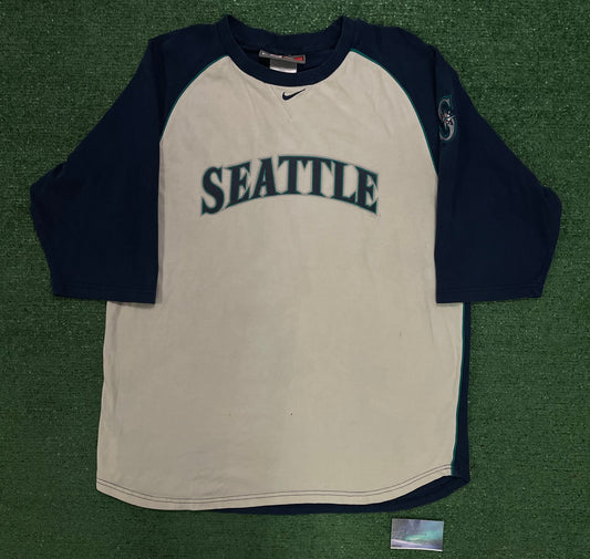 Vintage 1990s Seattle Mariners Nike center swoosh tee