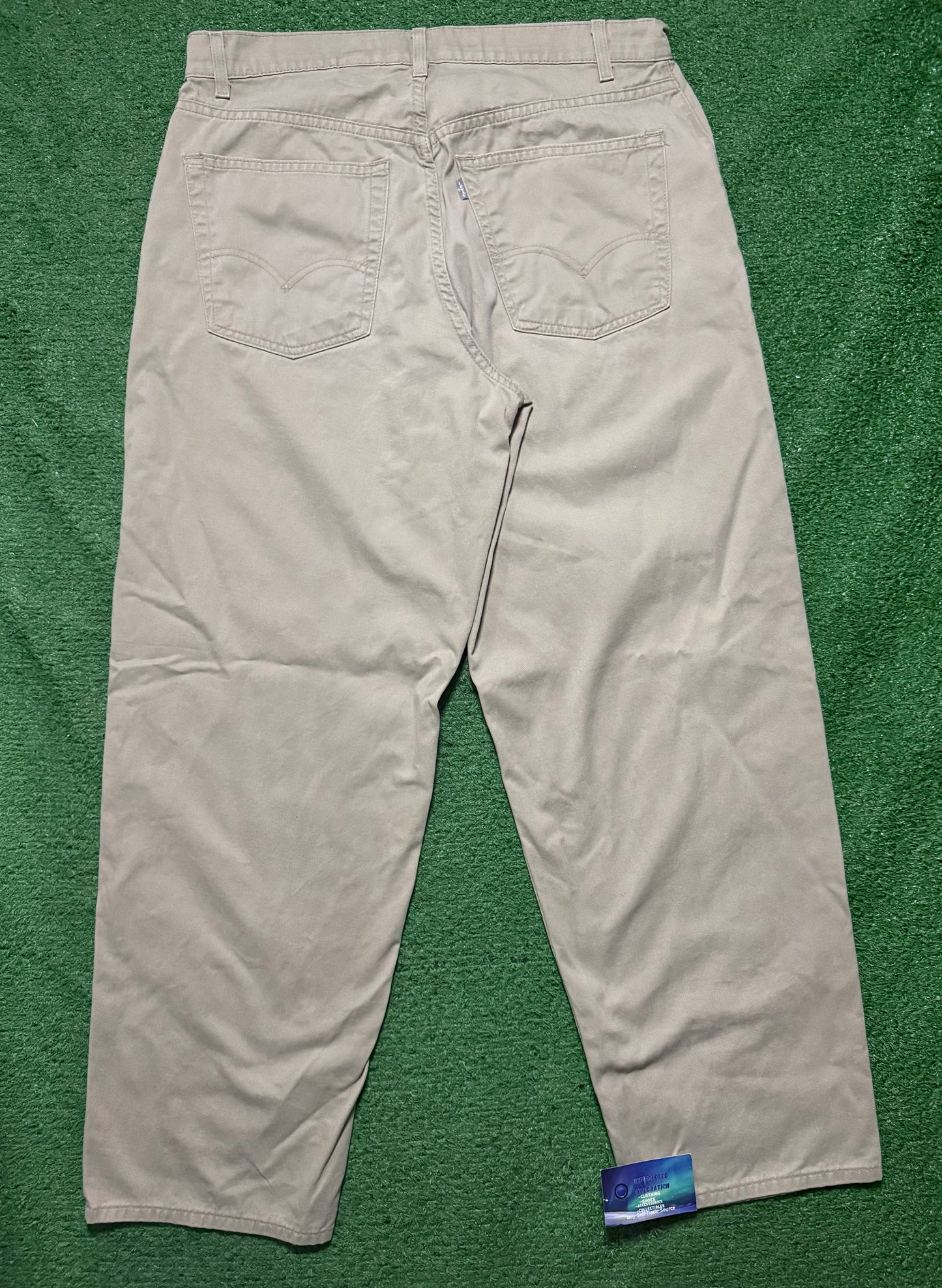 Vintage Levis Silver Tab Baggy Jeans Beige