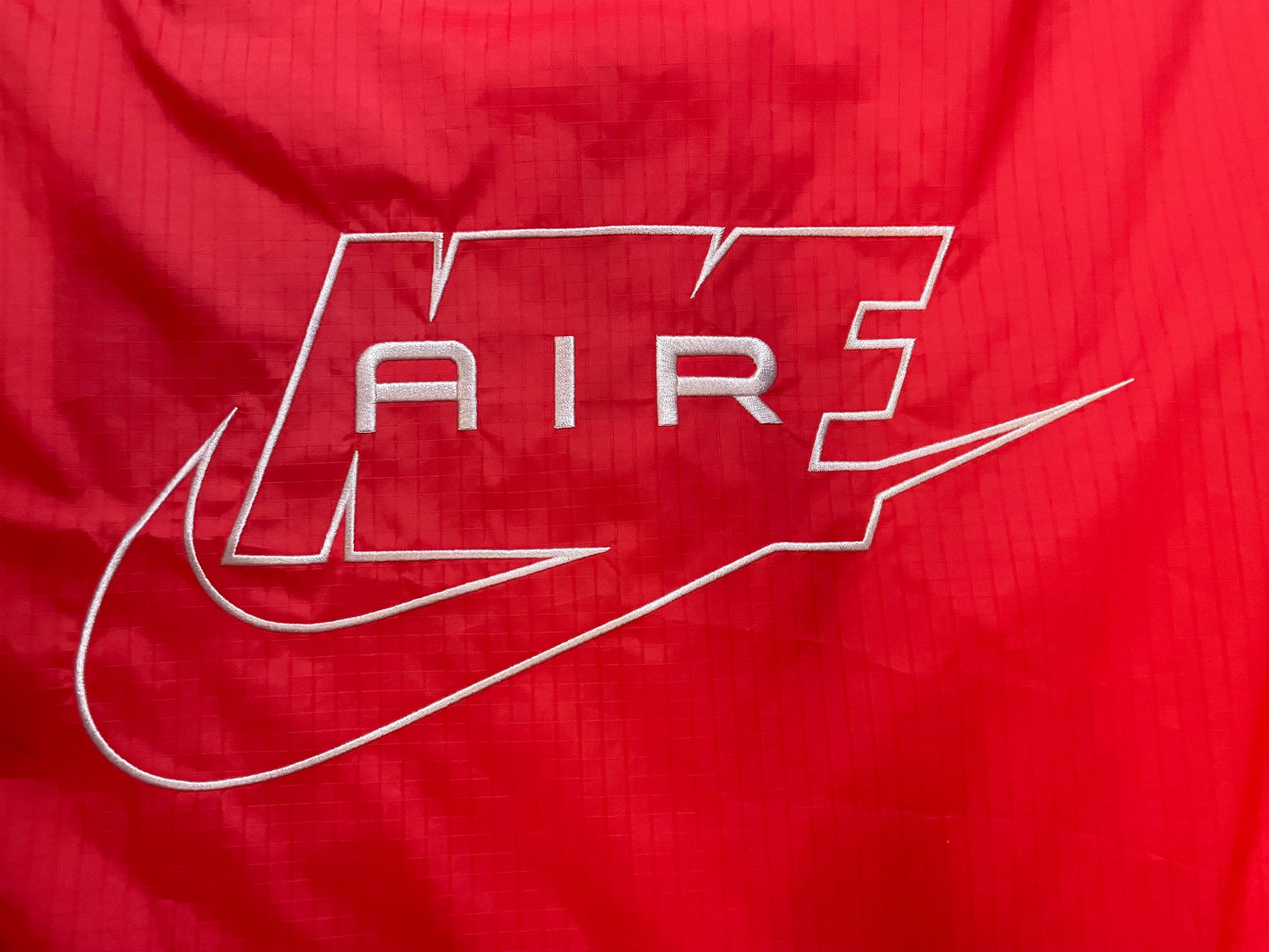 Nike Air full zip hybrid utility red jacket
