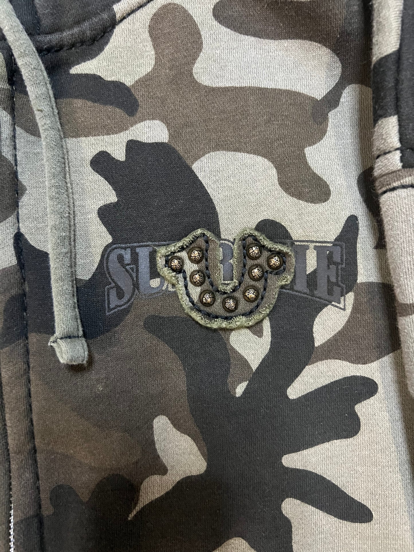 Supreme X true religion camo hoodie