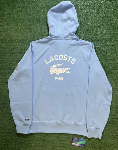Lacoste Paris light blue hoodie
