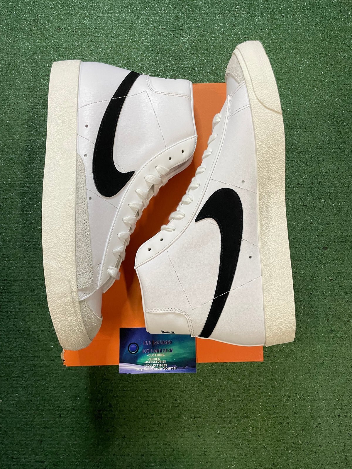Nike Blazer mid 77 black & white size 12.5men/14women
