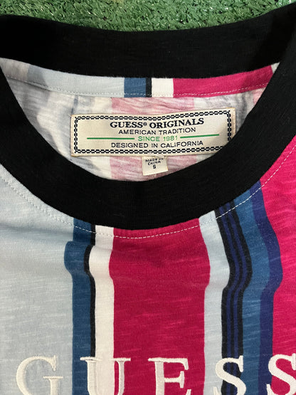 Guess originals striped Los Angeles tee