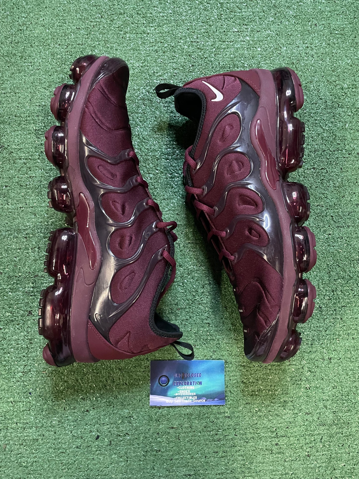 Nike vapormax plus night maroon size 14men/15.5women