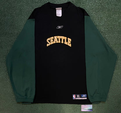 Vintage 2000s Seattle Sonics Reebok longsleeve