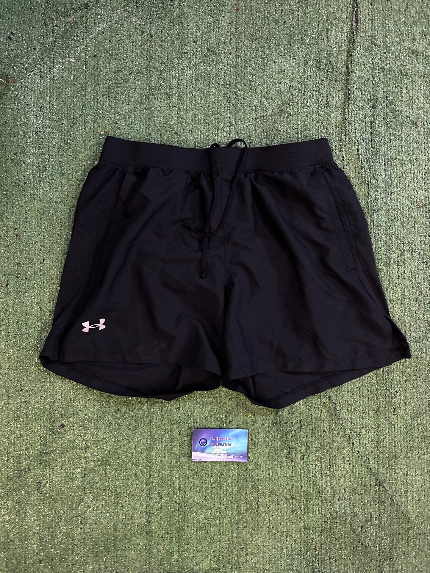 Under Armour black launch shorts