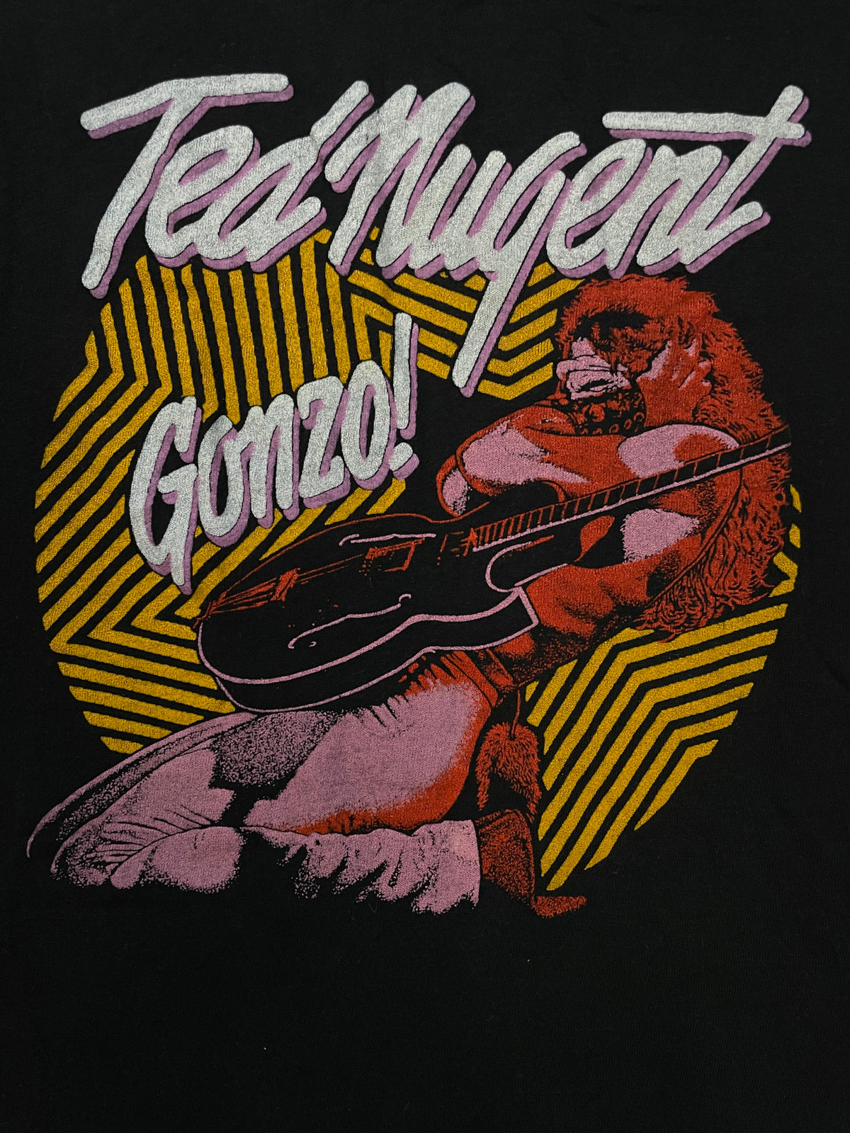 Vintage 1970s Ted Nugent Gonzo tee