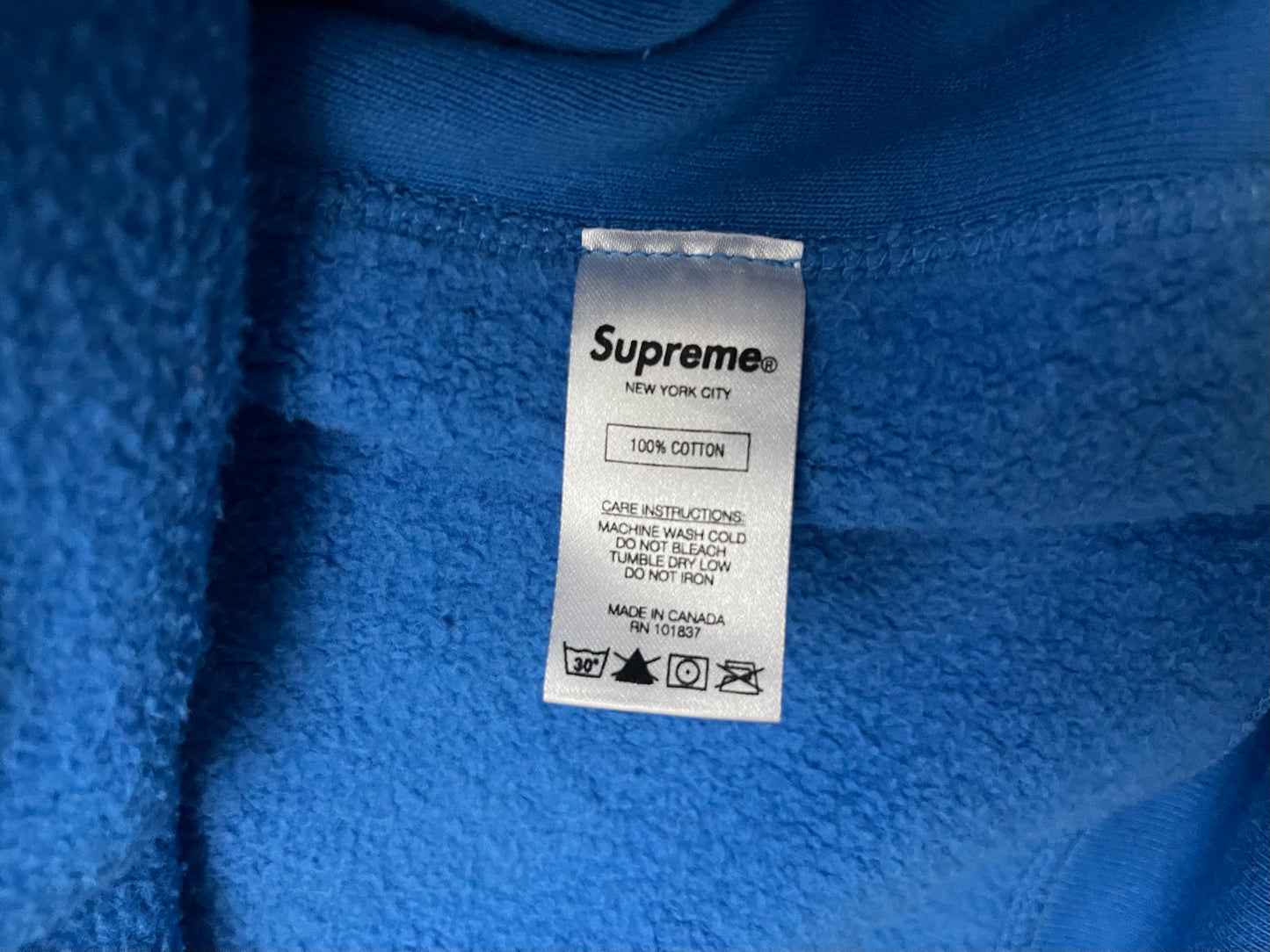 Supreme Box Logo Bright Royal Crewneck