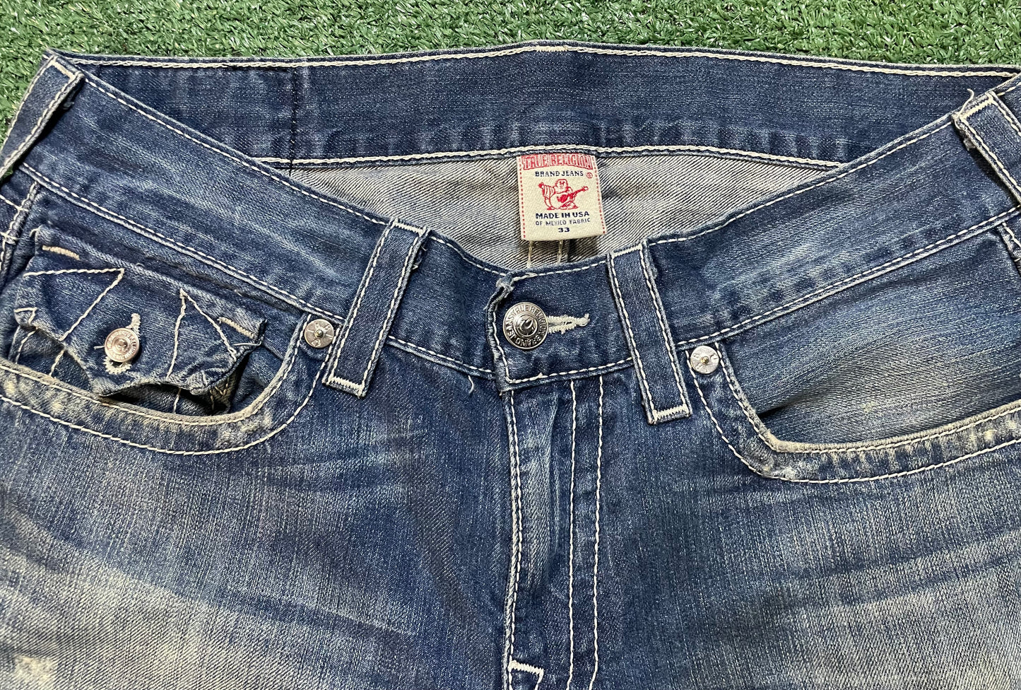 True Religion straight leg jeans