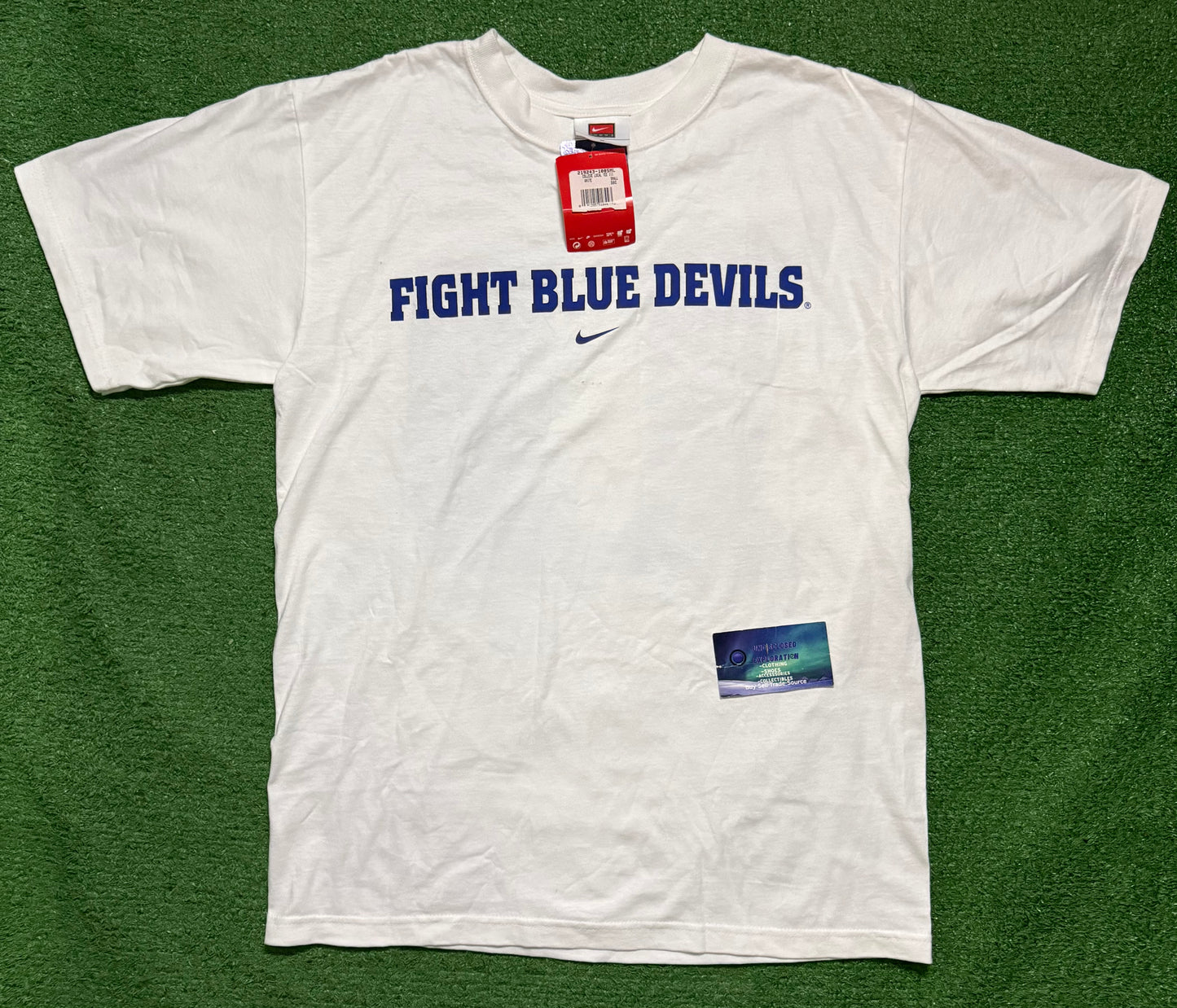 Vintage Duke Blue Devils Center Swoosh Shirt