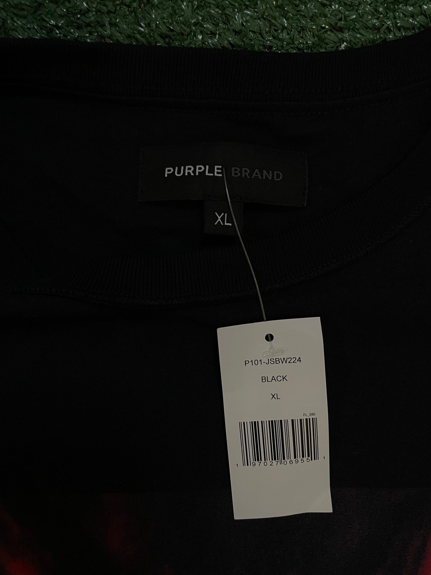 Purple brand fire in the sky tee