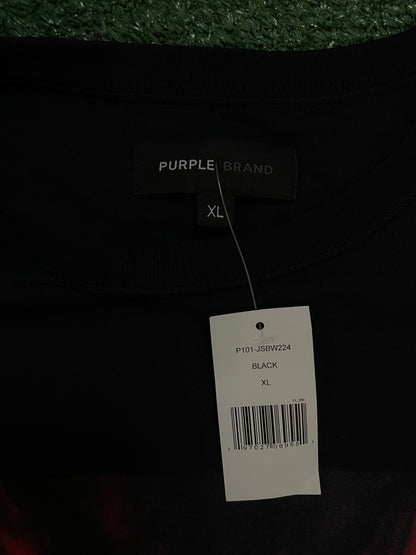 Purple brand fire in the sky tee