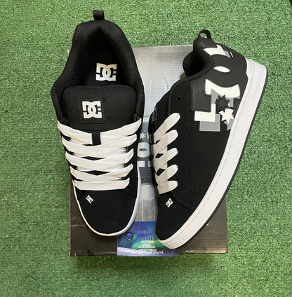 DC Court Graffik 3D Skate Shoe Black / White / Grey