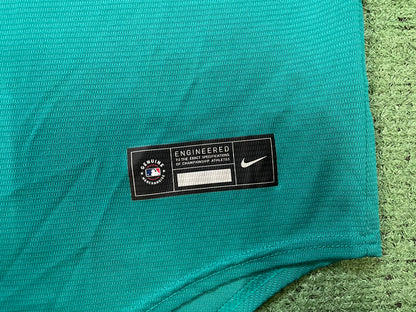 Seattle Mariners teal Seattle Nike alternate Ken Griffey #24 baseball jersey