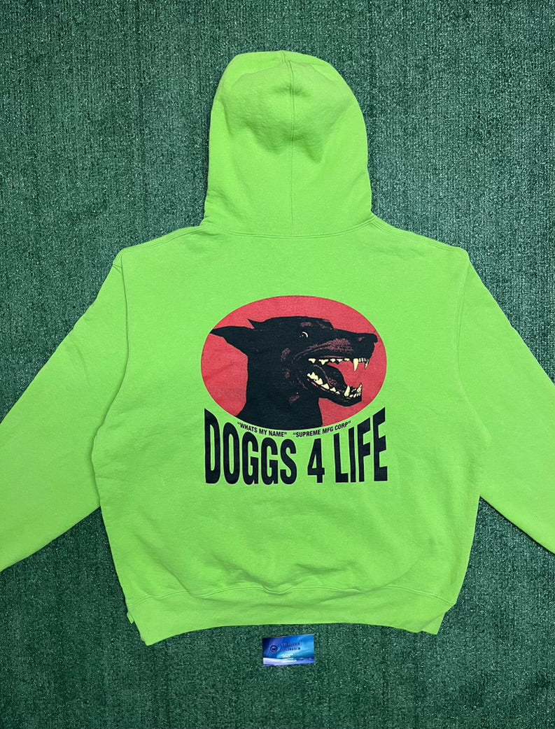 Supreme doggs lime hoodie