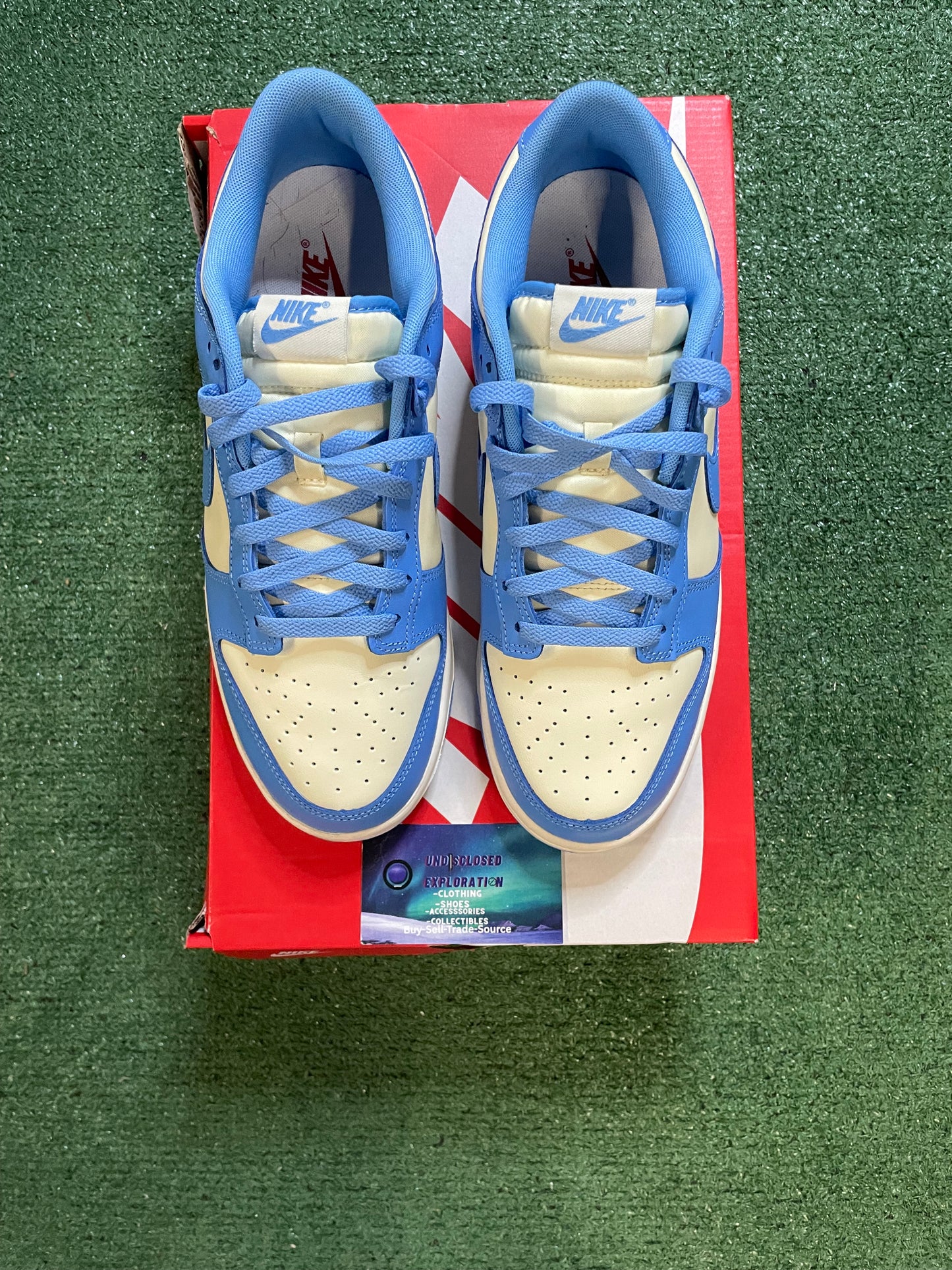 Nike Dunk low university blue coconut milk size 10men/11.5women