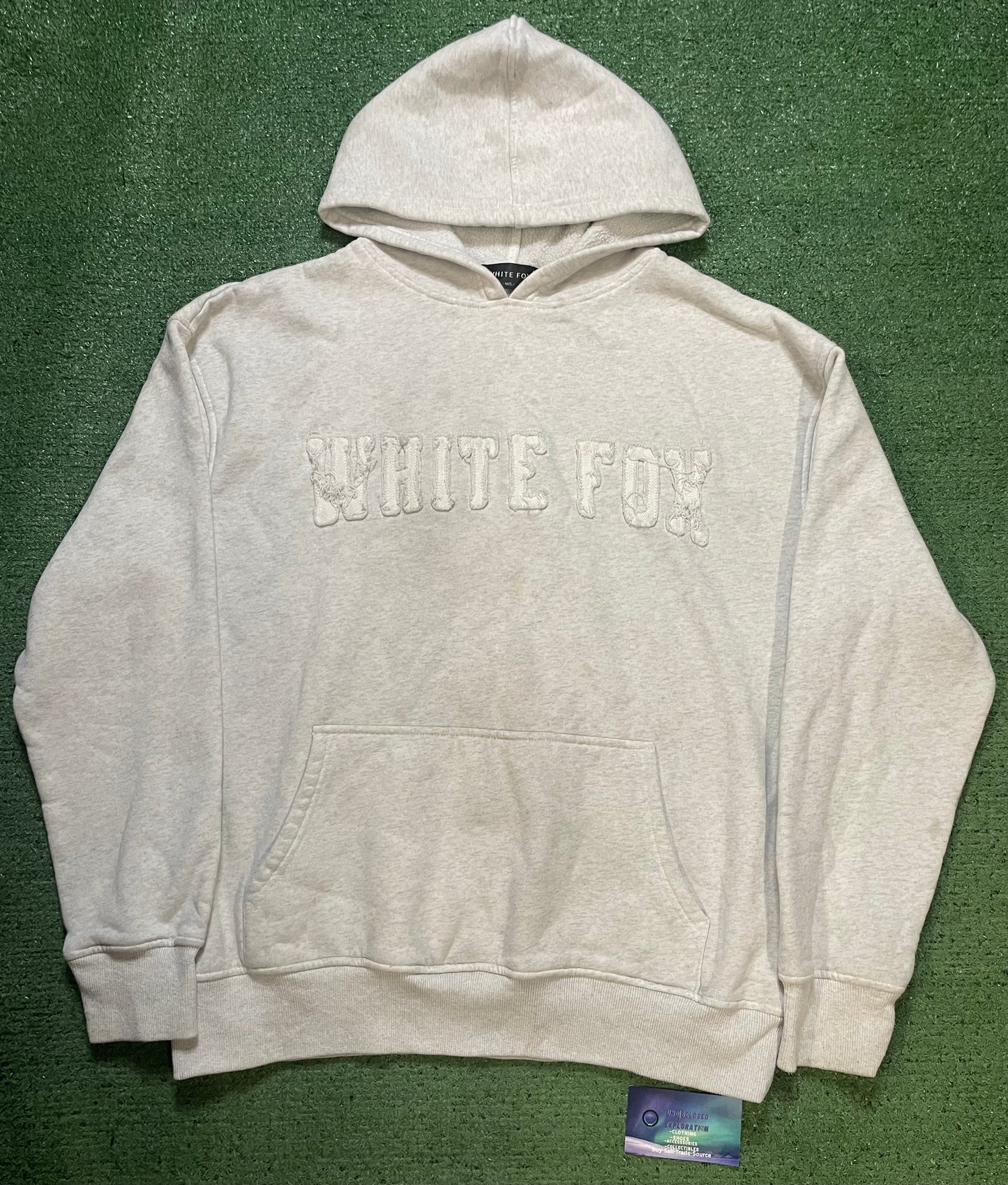 White Fox grey hoodie