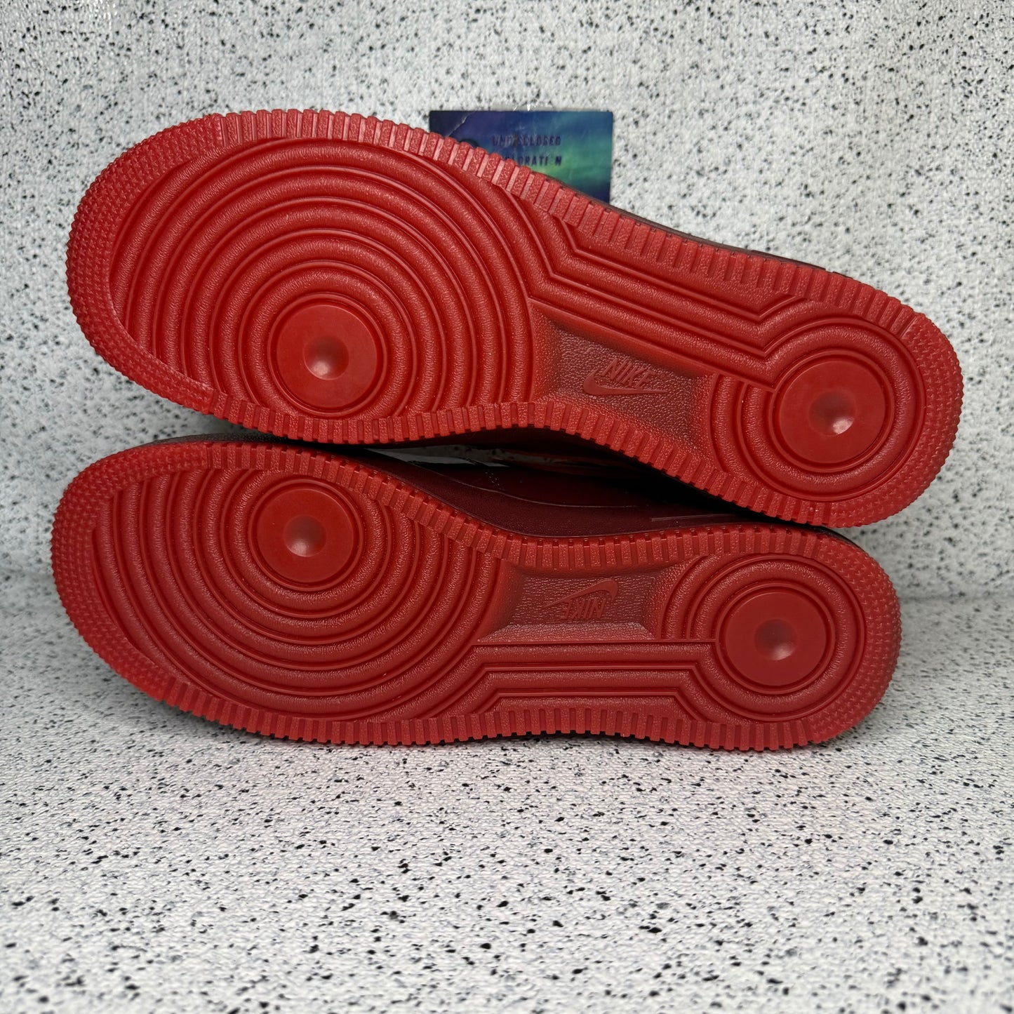 Nike Air Force 1 Patent Leather Dark Team Red