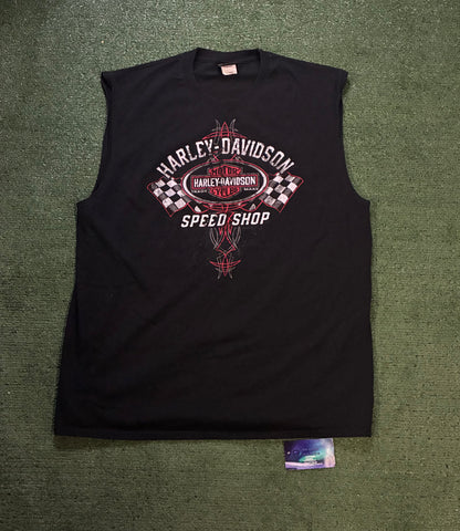 Harley Davidson speedshop cutoff tee