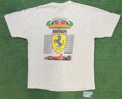 Vintage 2000s Ferrari F1 championship tee
