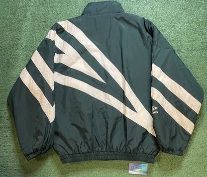 Vintage 1990s Umbro white and green jacket