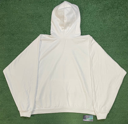 Yeezy blank White hoodie