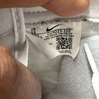 Nike Air Force 1 Supreme White Black 13 Men “Preowned”