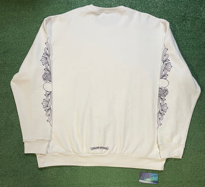 Chrome Hearts love you floral crewneck