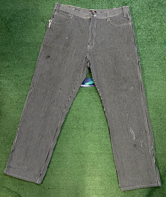 Vintage Dickies striped carpenter pants