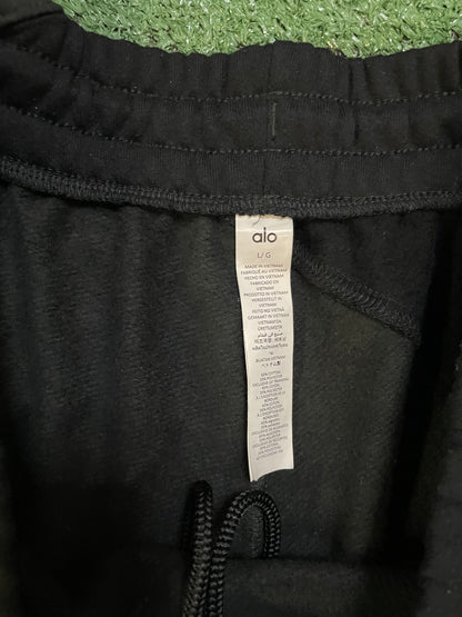 Alo make waves black and grey sweatpants