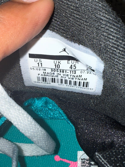 Jordan 8 South Beach 11 Men/12.5 Women “Preowned”