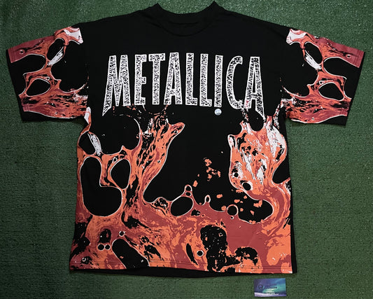 Metallica load all over print tee