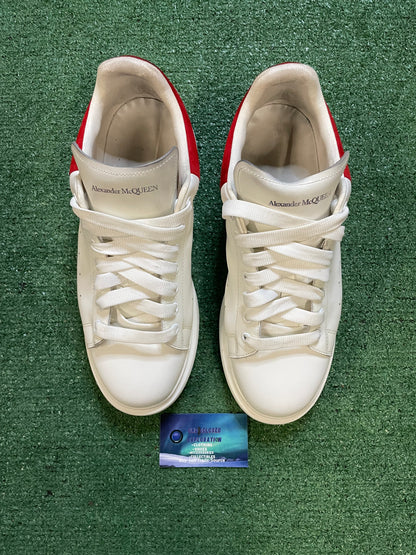 Alexander McQueen white and red oversized sneaker size 14men/15.5women(EU 47)